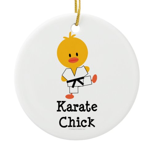 Karate Chick Ornament