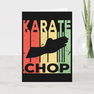 Karate Chop Vintage  Card