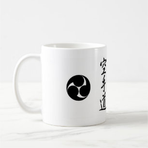 karate coffee mug