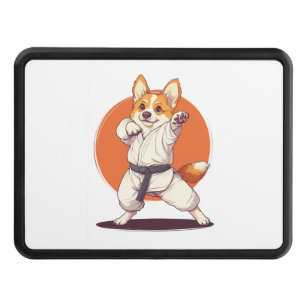 Karate Corgi � Martial Arts Dog Hitch Cover