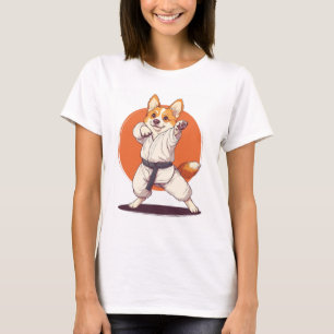 Karate Corgi � Martial Arts Dog T-Shirt