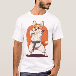 Karate Corgi � Martial Arts Dog T-Shirt