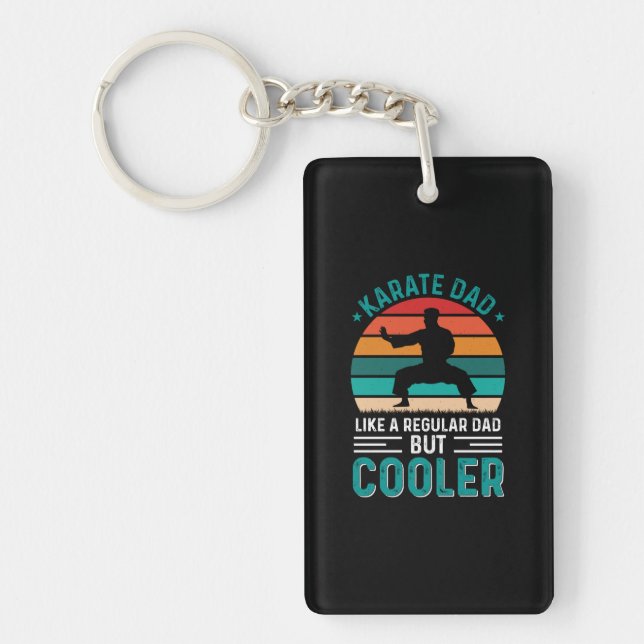 Karate Dad Keychain (Front)