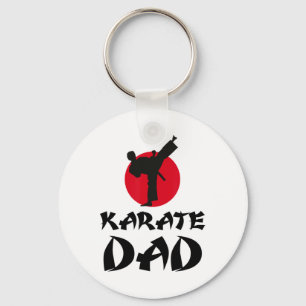 Karate Dad Martial Arts Keychain