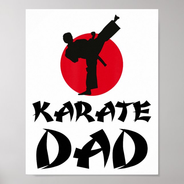 Karate Dad Martial Arts  Poster (Front)