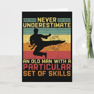 Karate Dad Martial Arts Retirement Karate Card