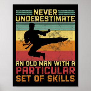 Karate Dad Martial Arts Retirement Karate Poster
