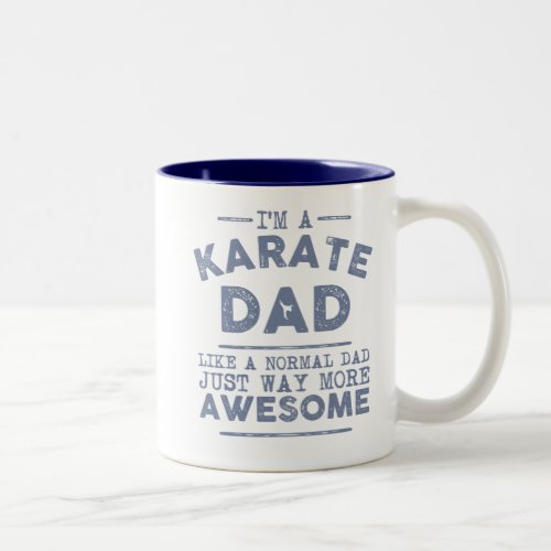 Karate Dad Mug Blue