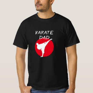 Karate Dad t shirt for father of the Birthday kid