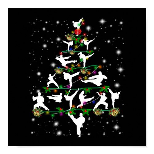 Karate Decor Christmas Tree Ornaments Custom