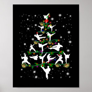 Karate Decor Christmas Tree Ornaments Custom