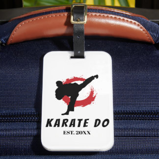 Karate Do Luggage Tag Martial Arts Travel Gift