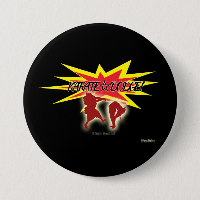 KARATE☆DODGE! BUTTON (Front)