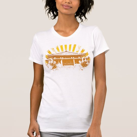 Karate DOJO and Vintage Sun T-Shirt