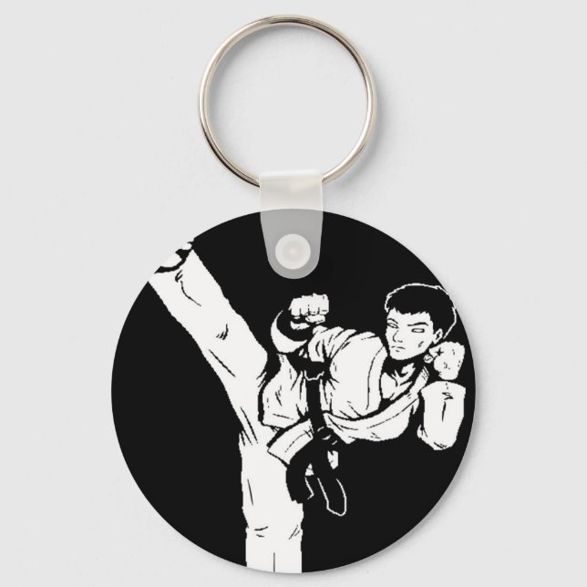 karate empty hand keychain (Front)