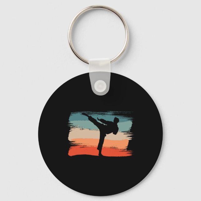 Karate Fan Article Martial Arts Accessories Traini Keychain (Front)