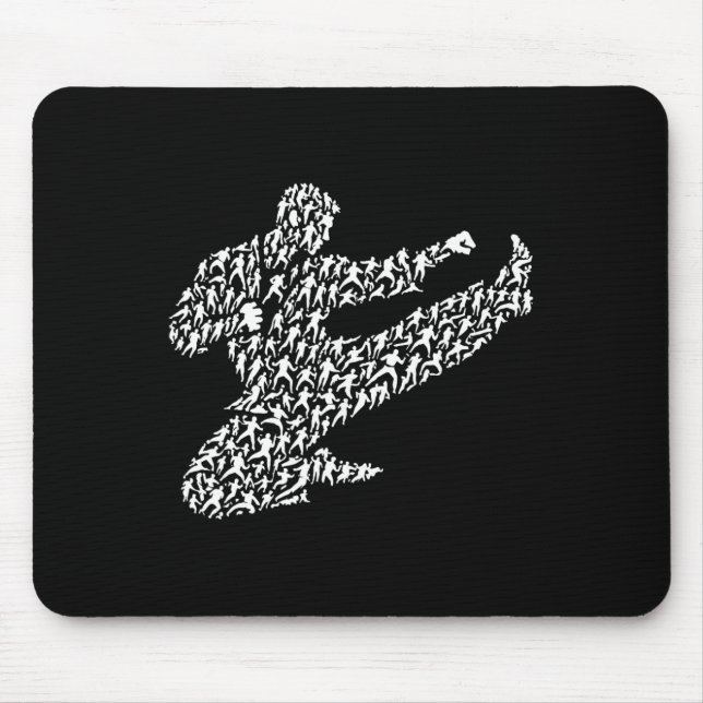 Karate Fighter And Kung Fu  Mouse Pad (Front)