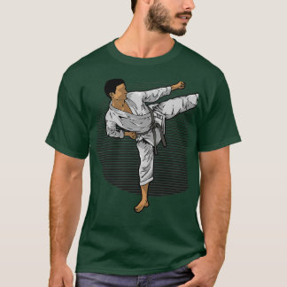 Karate Fighter Do A Sidekick Kick T-Shirt