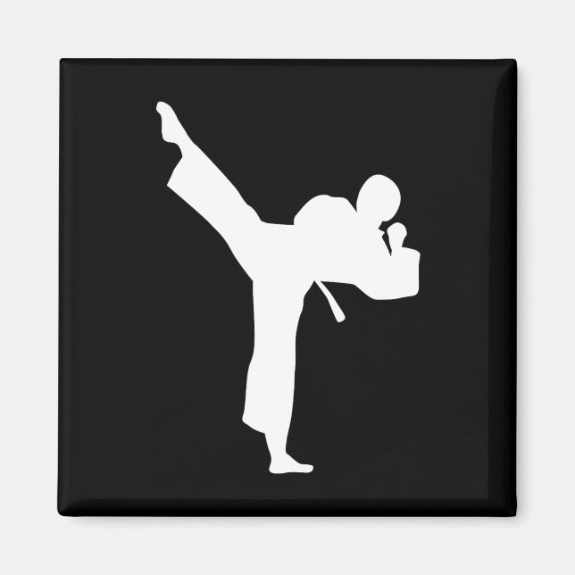 Karate Fighter  Magnet (Front)