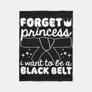 Karate For Girls Women Girl Martial Arts Forget Pr Fleece Blanket