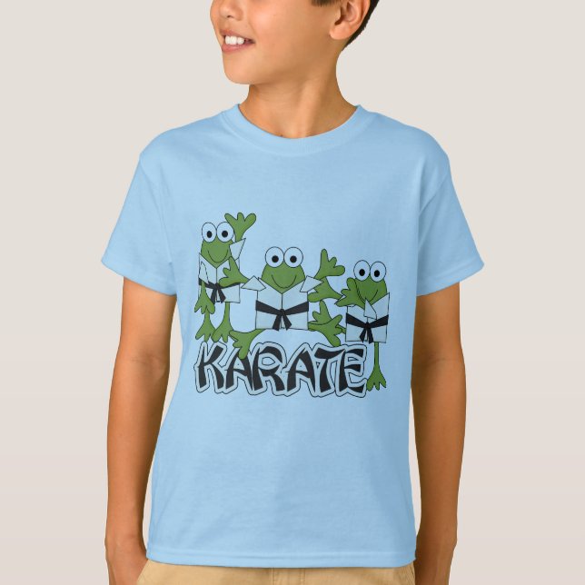 Karate Frogs Tshirts and Gifts (Front)