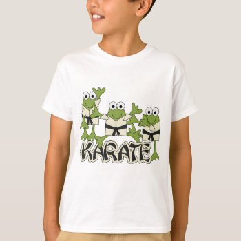 Karate Frogs Tshirts And Gifts by sport_shop at Zazzle