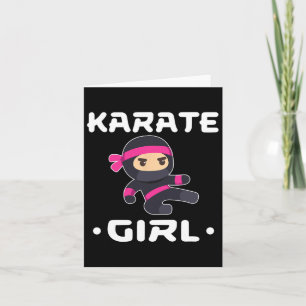 Karate Girl 6  Card