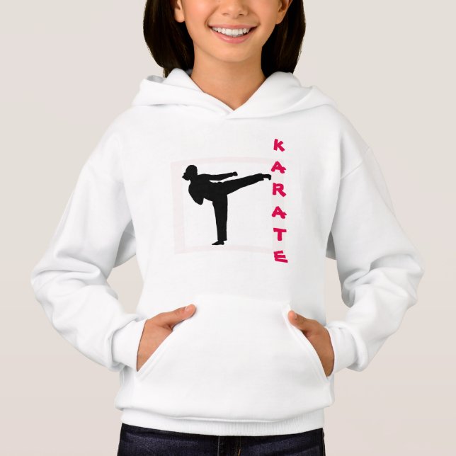 Karate Girl Hoodie (Front)