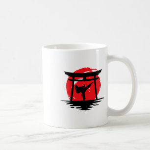 Karate Girl Japanese Gate  Coffee Mug