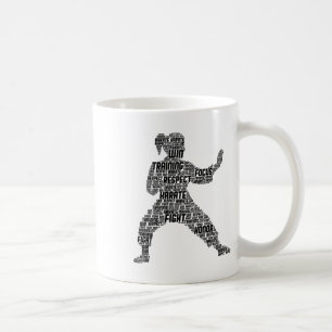 Karate Girl Kids Coffee Mug