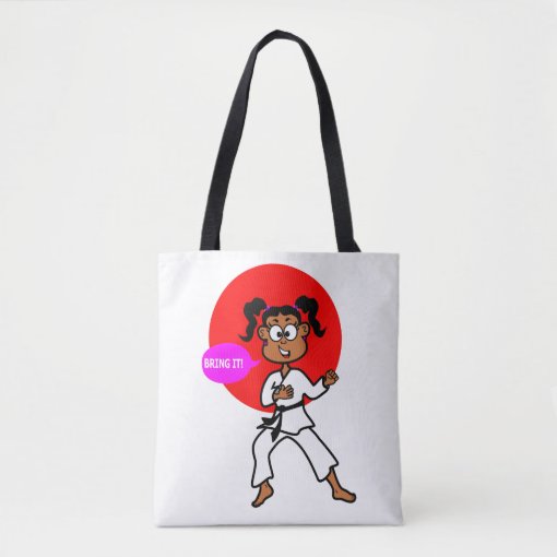 Karate Girl Tote Bag Zazzle