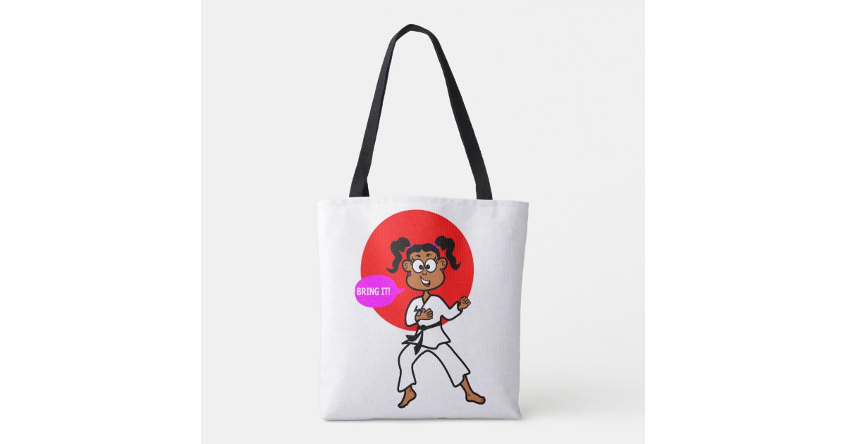 Karate Girl Tote Bag Zazzle