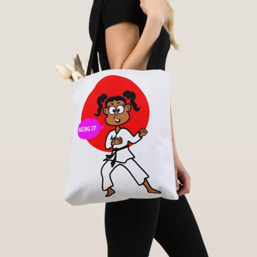 Karate Girl Tote Bag Zazzle