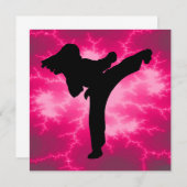 Karate Girls Birthday Party (Front/Back)