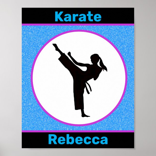 Karate Girls Sparkle Poster (Front)