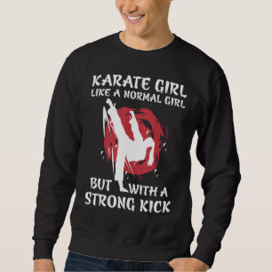 Karate Girls Women Girl Karateka Shotokan Coach 1 Sweatshirt