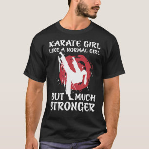 Karate Girls Women Girl Karateka Shotokan Coach T-Shirt