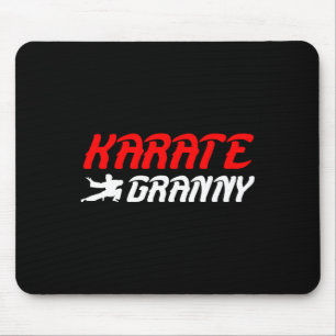 Karate Granny Proud Karate Granny Grandma  Mouse Pad