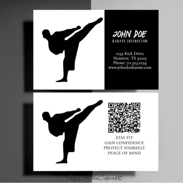 Karate Instructor Business Card (Creator Uploaded)