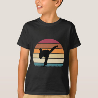 Karate Jujitsu Martial Arts Retro Boys Men  T-Shirt