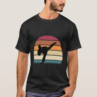 Karate Jujitsu Martial Arts Retro Boys Men  T-Shirt