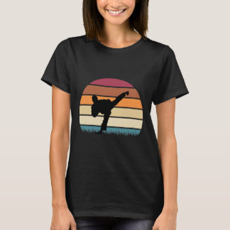 Karate Jujitsu Martial Arts Retro Boys Men  T-Shirt