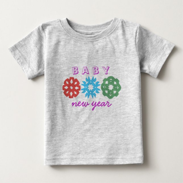 Karate Kat Baby New Year Baby T-Shirt (Front)