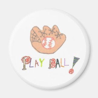 Karate Kat Graphics baseball magnet