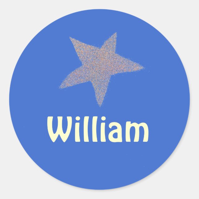 Karate Kat ID--to personalize Classic Round Sticker (Front)