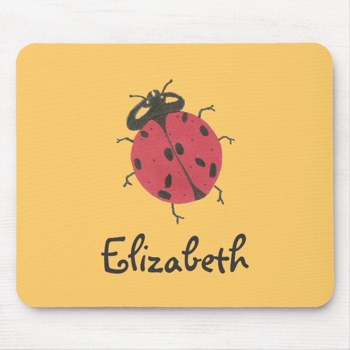 Karate Kat ladybug ID mousepad