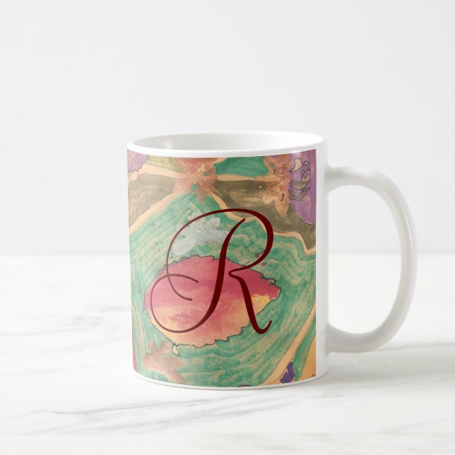 Karate Kat lovely leaves ID Coffee Mug (Right)