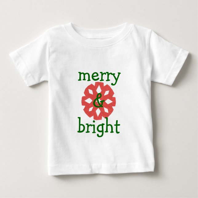 Karate Kat merry & bright Baby T-Shirt (Front)