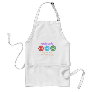 Karate Kat newlyweds apron