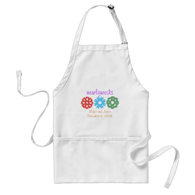 Karate Kat newlyweds apron (Front)